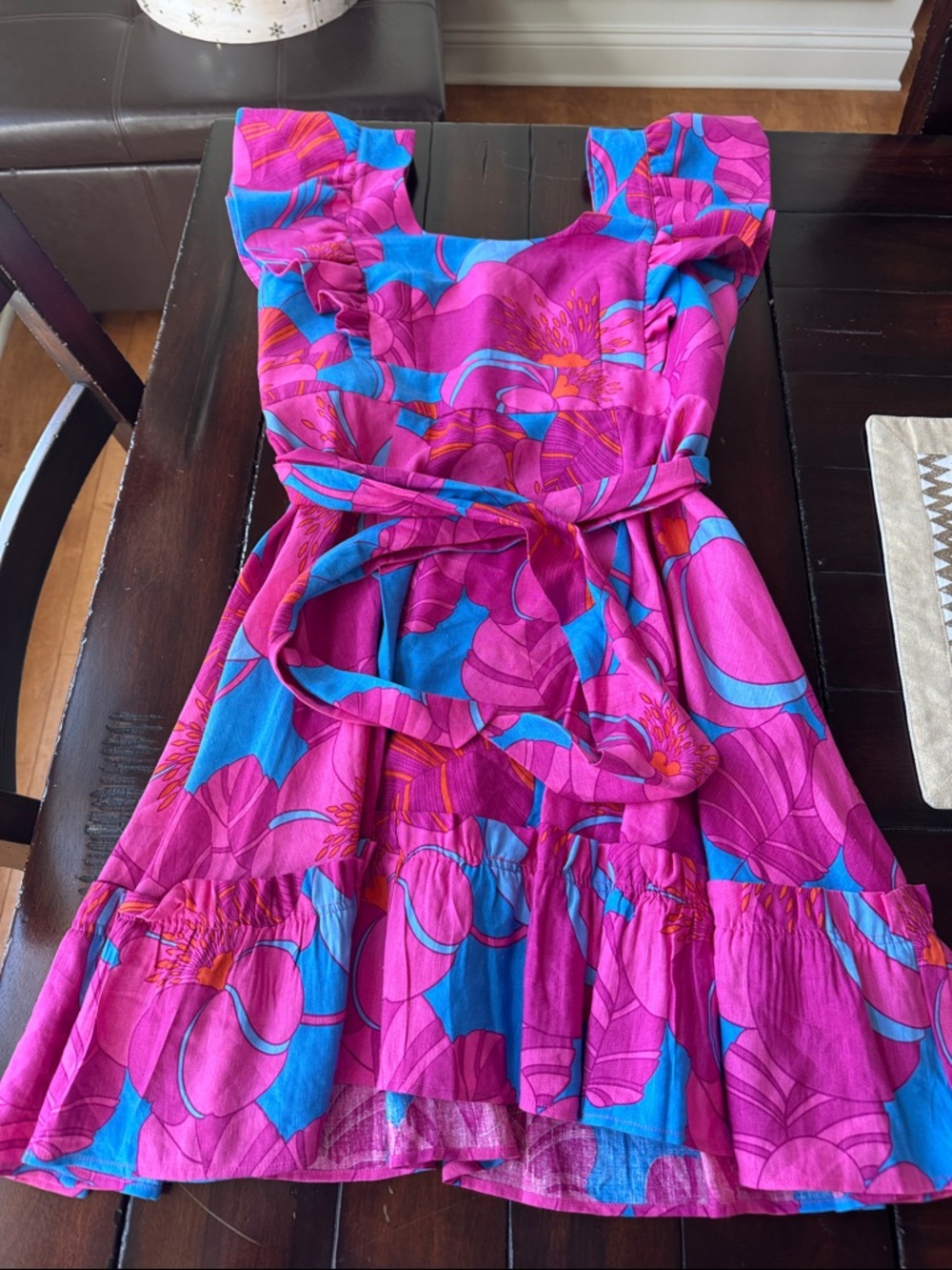 Tuckernuck Women’s Floral Sundress in Magenta & Blue